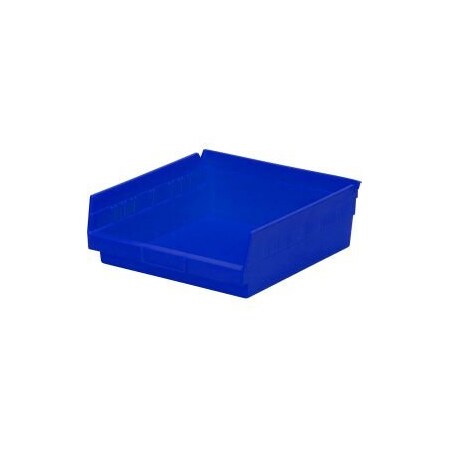 Quantum Storage Systems Nesting Storage Shelf Bin, Blue, 12 PK QSB109BL